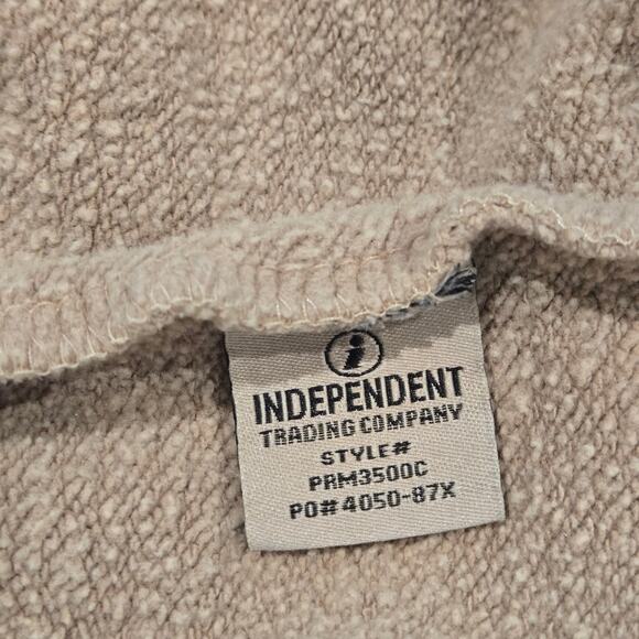 Darkside Snowboards Sweatshirt XL Tan Girls of Darkside Purple Moth Graphic - Picture 7 of 7